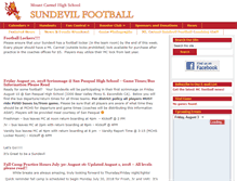 Tablet Screenshot of mcsundevilfootball.org
